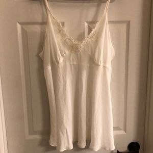 White floral Chemise